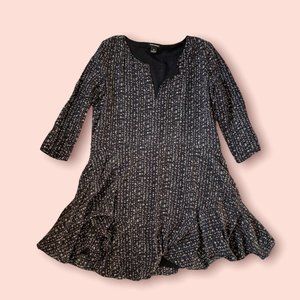 Club Monaco Ruffled Hem Dress